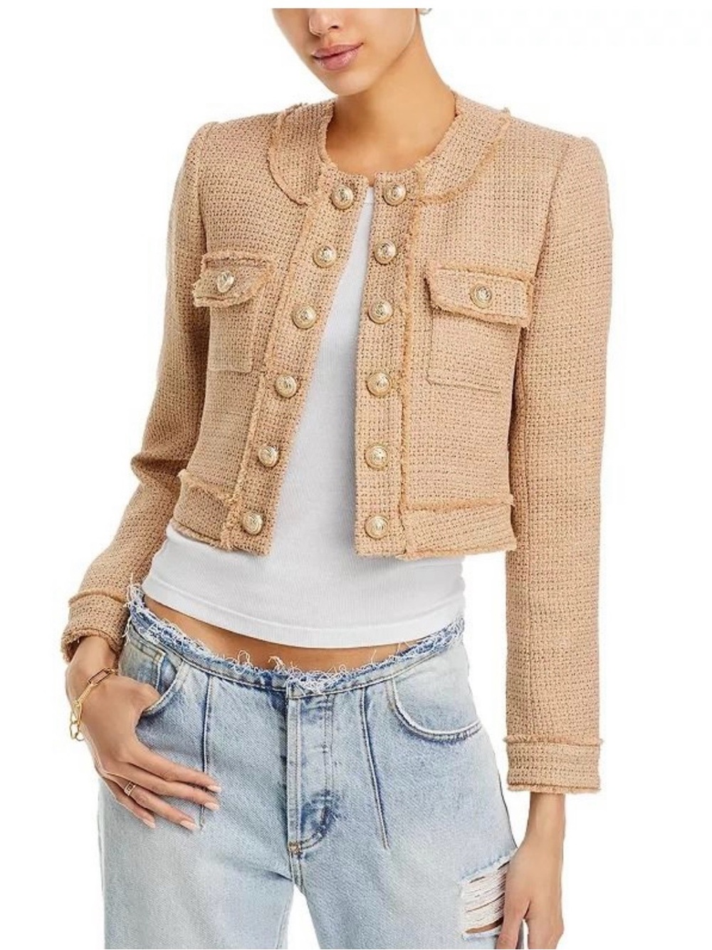 Generation Love Venice Tweed Blazer XS